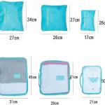 6 Piece Travel Packing Organizer Bag Set – Keep Your Essentials Neat And Tidy (random Color)