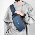 Multifunctional Chest Bag Crossbody Tech Sling Bag With Usb Charging Port With Password Lock