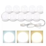 Vanity Mirror Lights – Usb Vanity Lights Makeup Lighting 10 Dimmable Light Bulbs