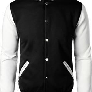 Men’s Wool Blend Varsity Baseball Letterman Jacket