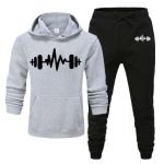 Dumble Style Printed Winter Hoodie Trouser Tracksuits For Mens